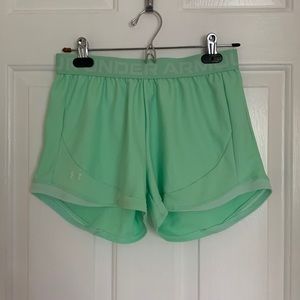 Under Armour Play Up 2.0 Shorts - Size small - Mint Green
